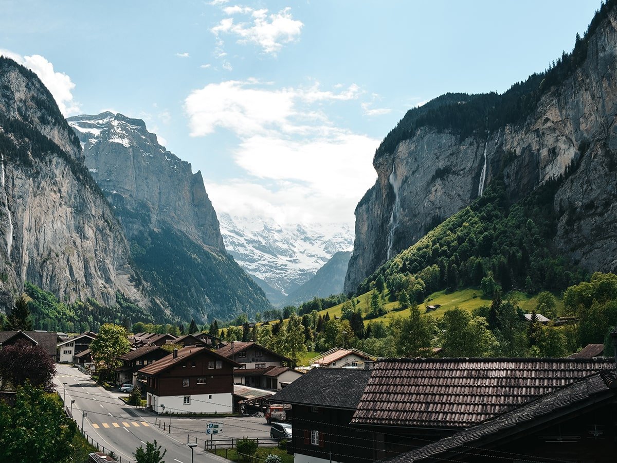 Houses in Lauterbrunnen