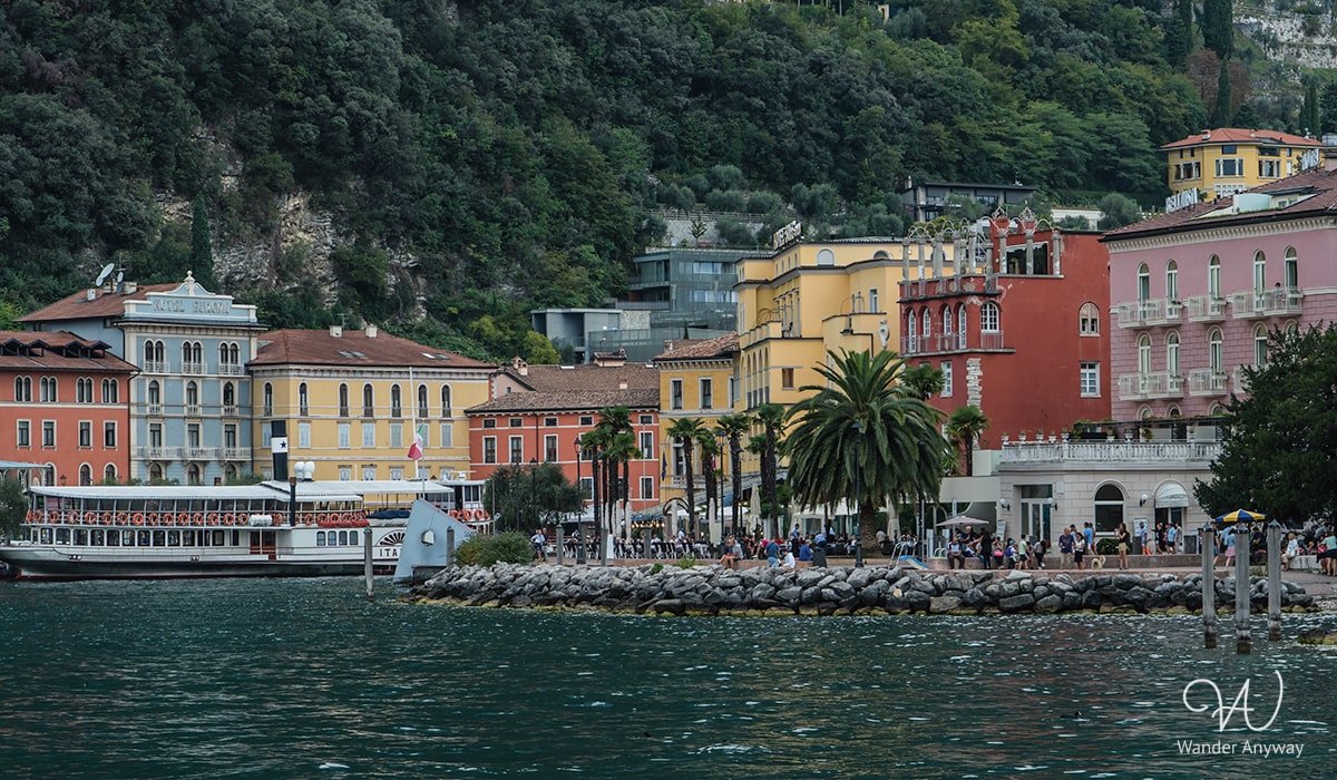 Majestic mountains framing Lake Garda