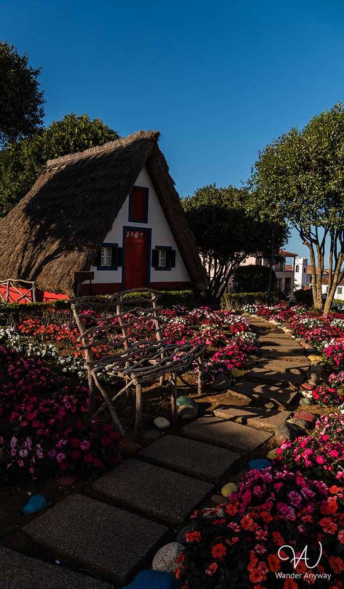 Traditional thatched houses in Santana, Madeira