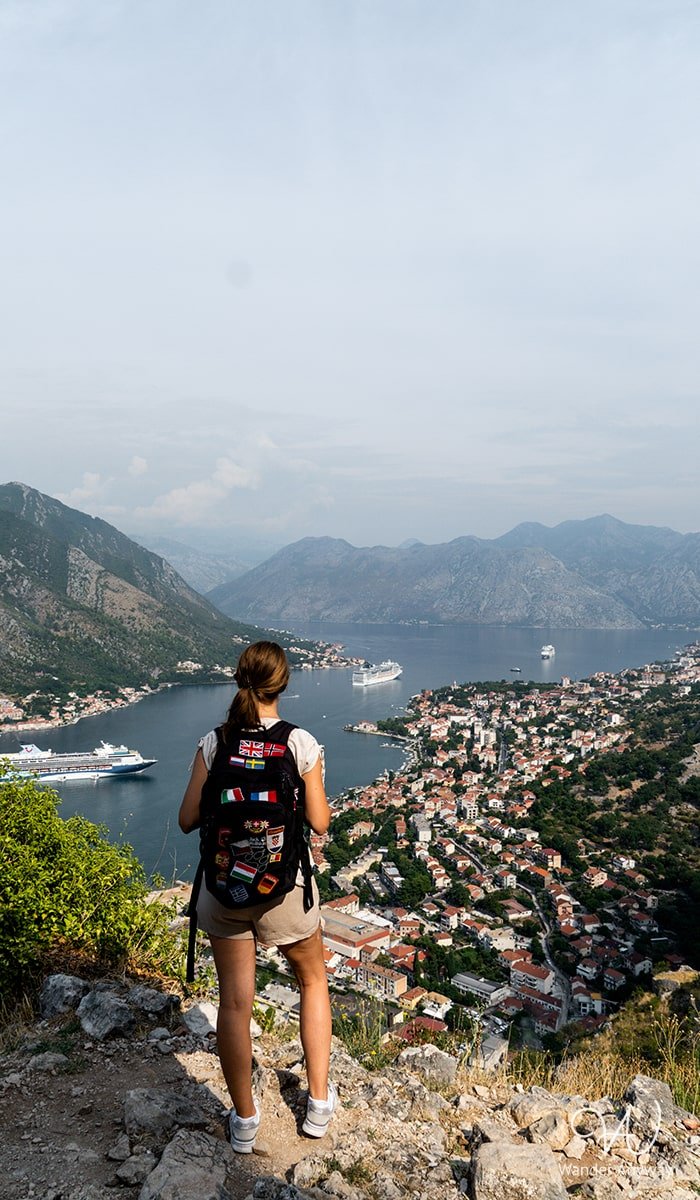 Panoramic views from Kotor Montenegro
