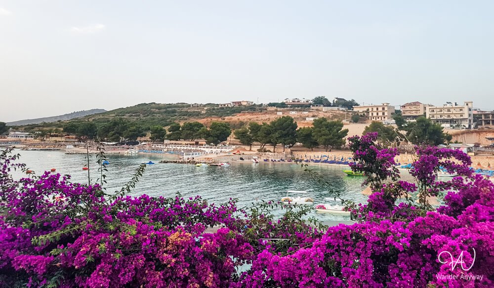 Beach view of Ksamil
