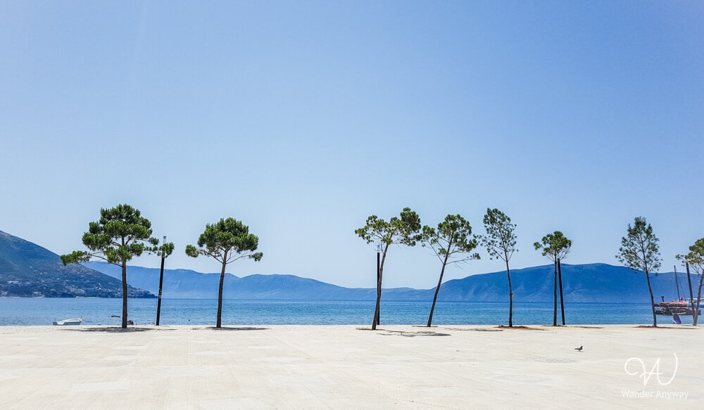 View from the Albanian road trip