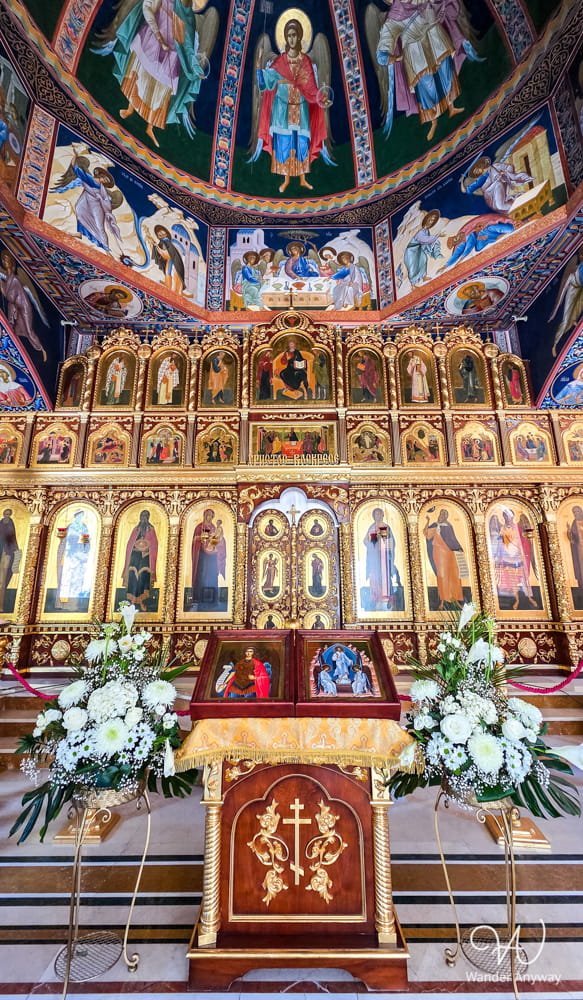 Interior of the Russian Orthodox Church