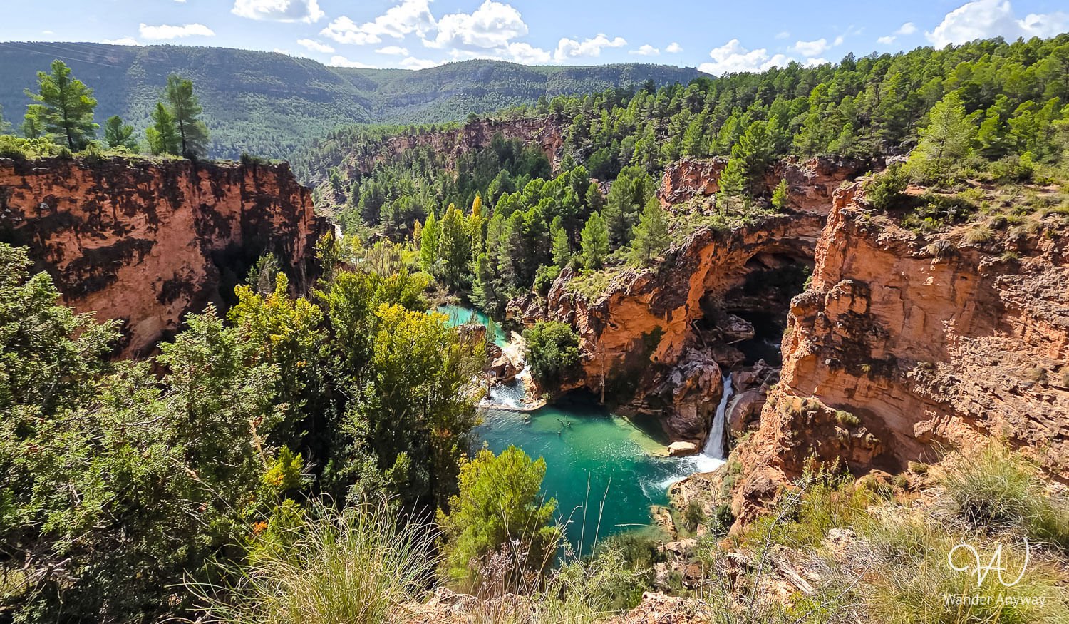 Scenic viewpoint at Chorreras del Cabriel