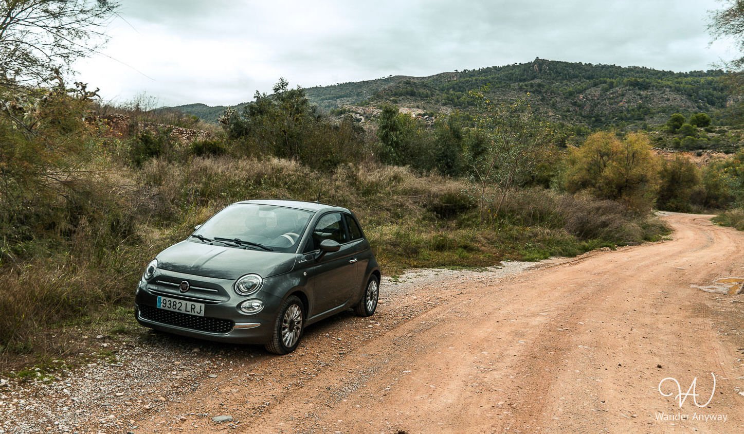 The rental car in Spain